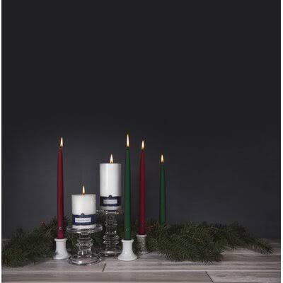 Handipt Unscented Taper Candle Colonial Candle Color Evergreen, Size AEEBLL_9HYS Handipt Unscented Taper Candle Colonial Candle Color Evergreen, Size AEEBLL_9HYS