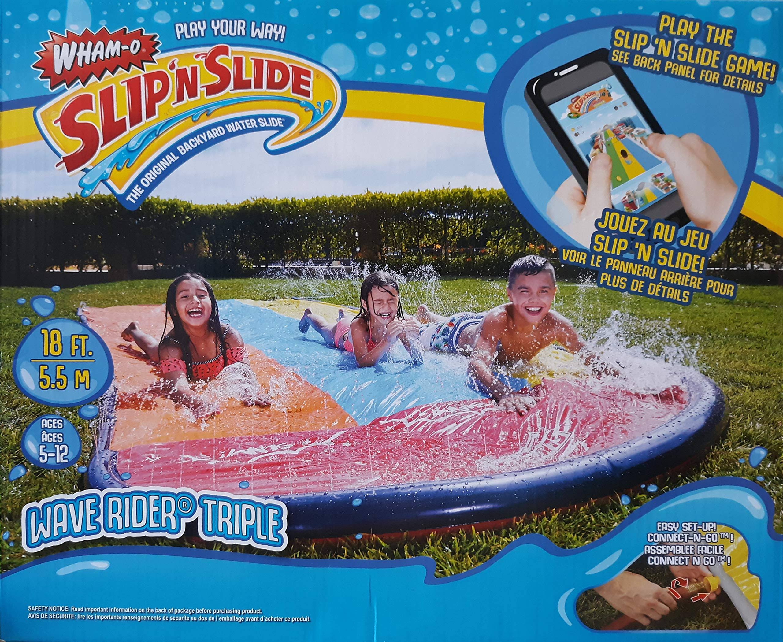 Wham-o Slip 'n Slide Wave Rider Triple - 18 EYTUN6_I21A Wham-o Slip 'n Slide Wave Rider Triple - 18 EYTUN6_I21A