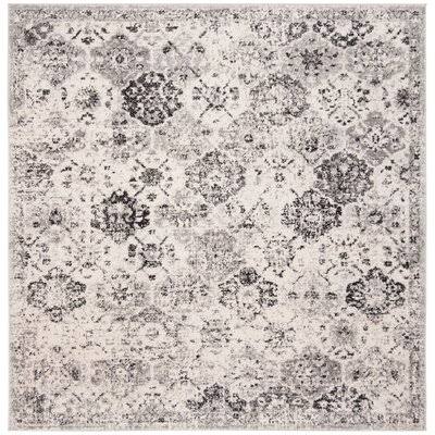 Julianna Oriental Silver/Gray Area Rug Ophelia Co. Rug Size Square 9' GOAQWQ_SBBX