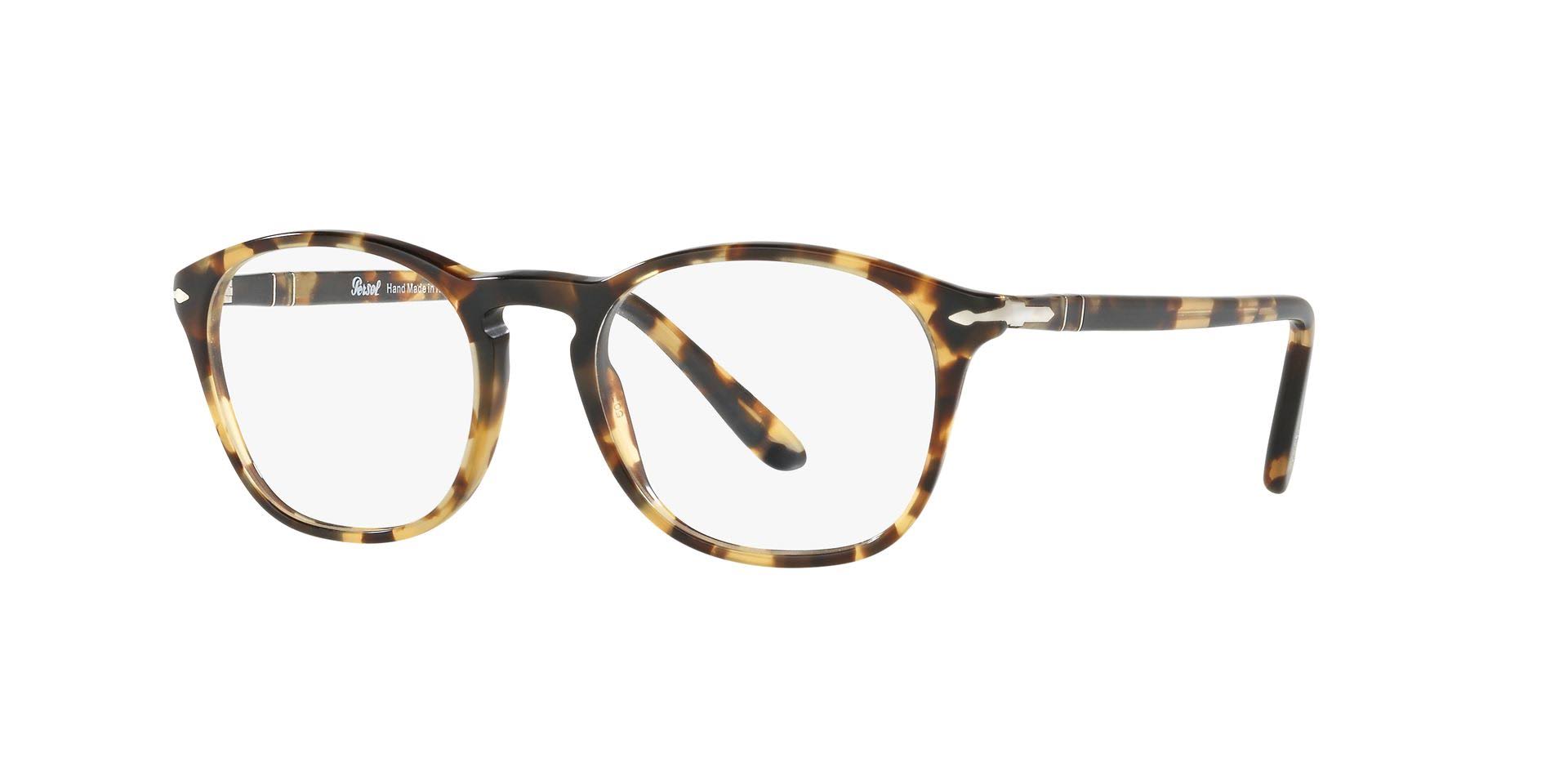 Persol PO3007V Eyeglasses 1056 Brown Beige MBRYGN_TR9D Persol PO3007V Eyeglasses 1056 Brown Beige MBRYGN_TR9D