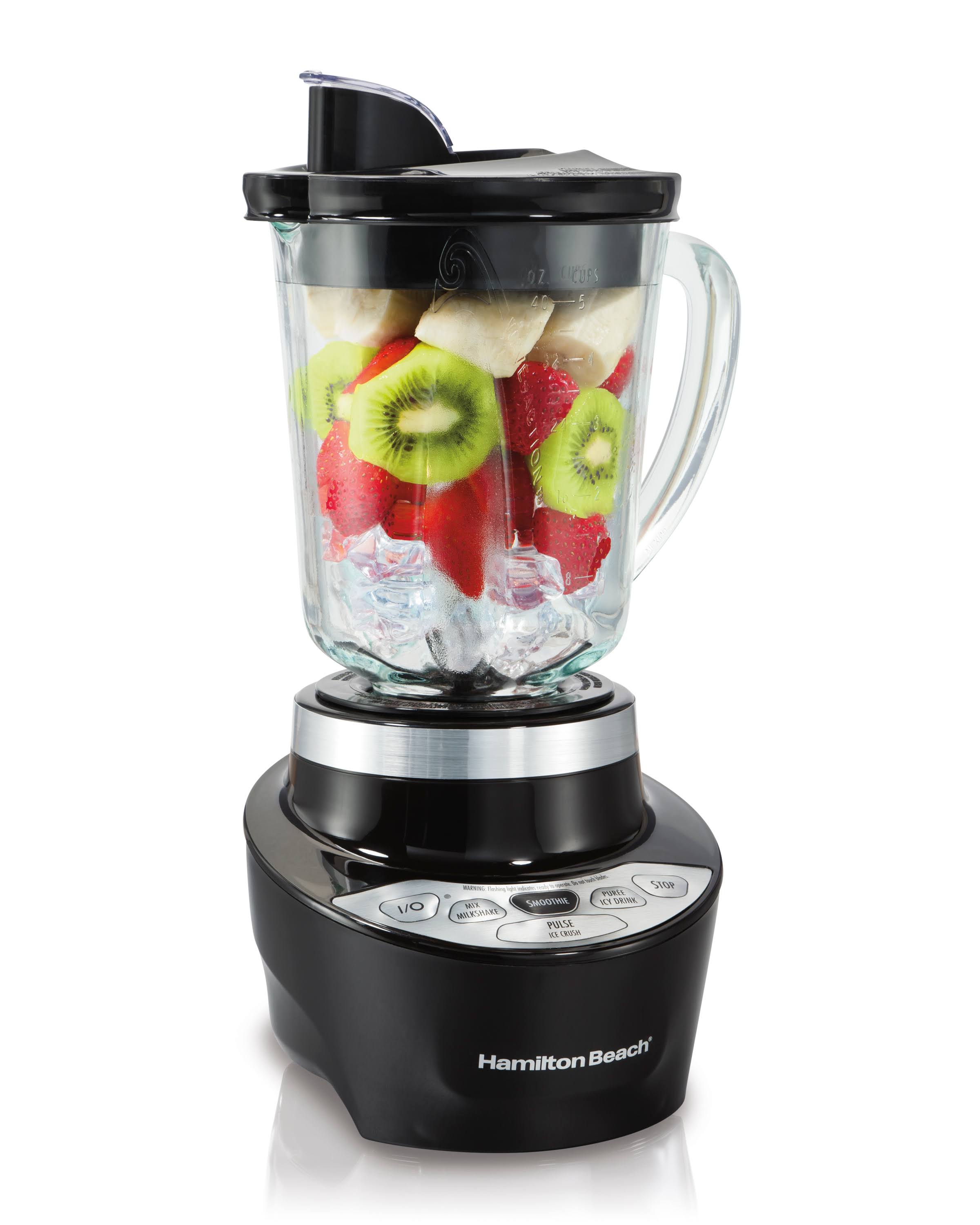 Hamilton Beach Perfect One-touch Smoothie Smart Blender with Glass Jar - UZEI4U_9NFJ Hamilton Beach Perfect One-touch Smoothie Smart Blender with Glass Jar - UZEI4U_9NFJ
