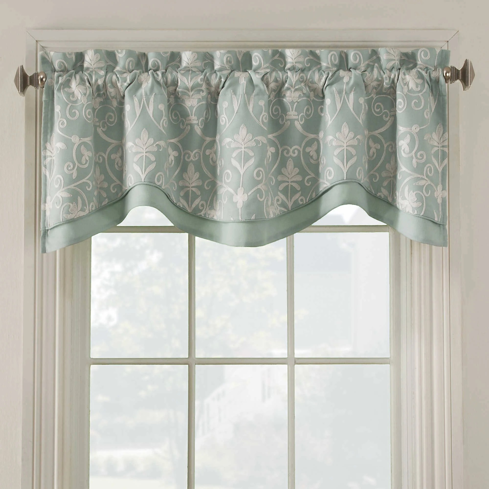Salisbury Embroidered Window Valance in VYDBMT_4IHB