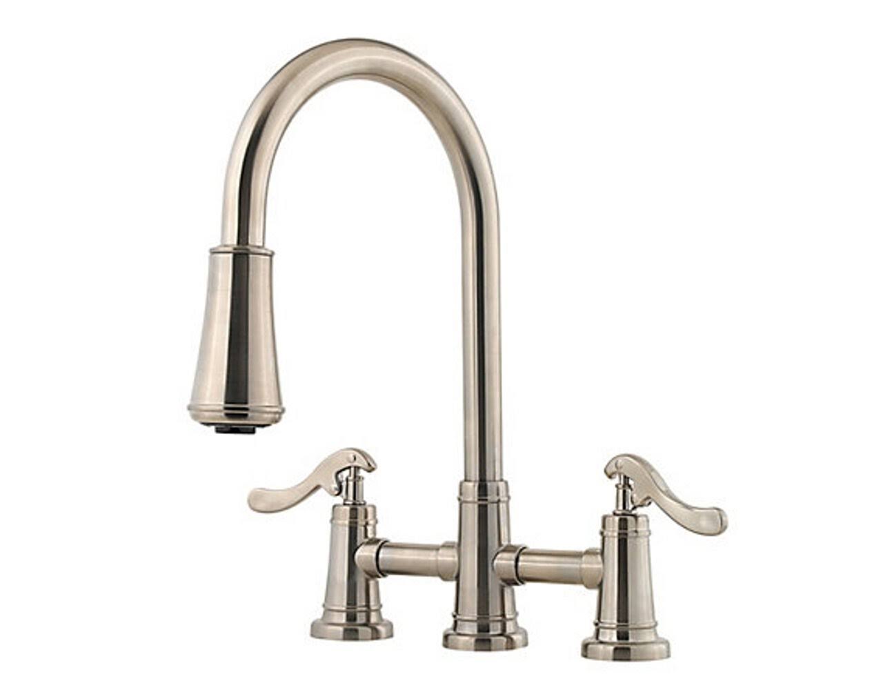 Pfister GT531-YPK Ashfield Pull-Down Kitchen Faucet Brushed 18AXDY_TUEM Pfister GT531-YPK Ashfield Pull-Down Kitchen Faucet Brushed 18AXDY_TUEM