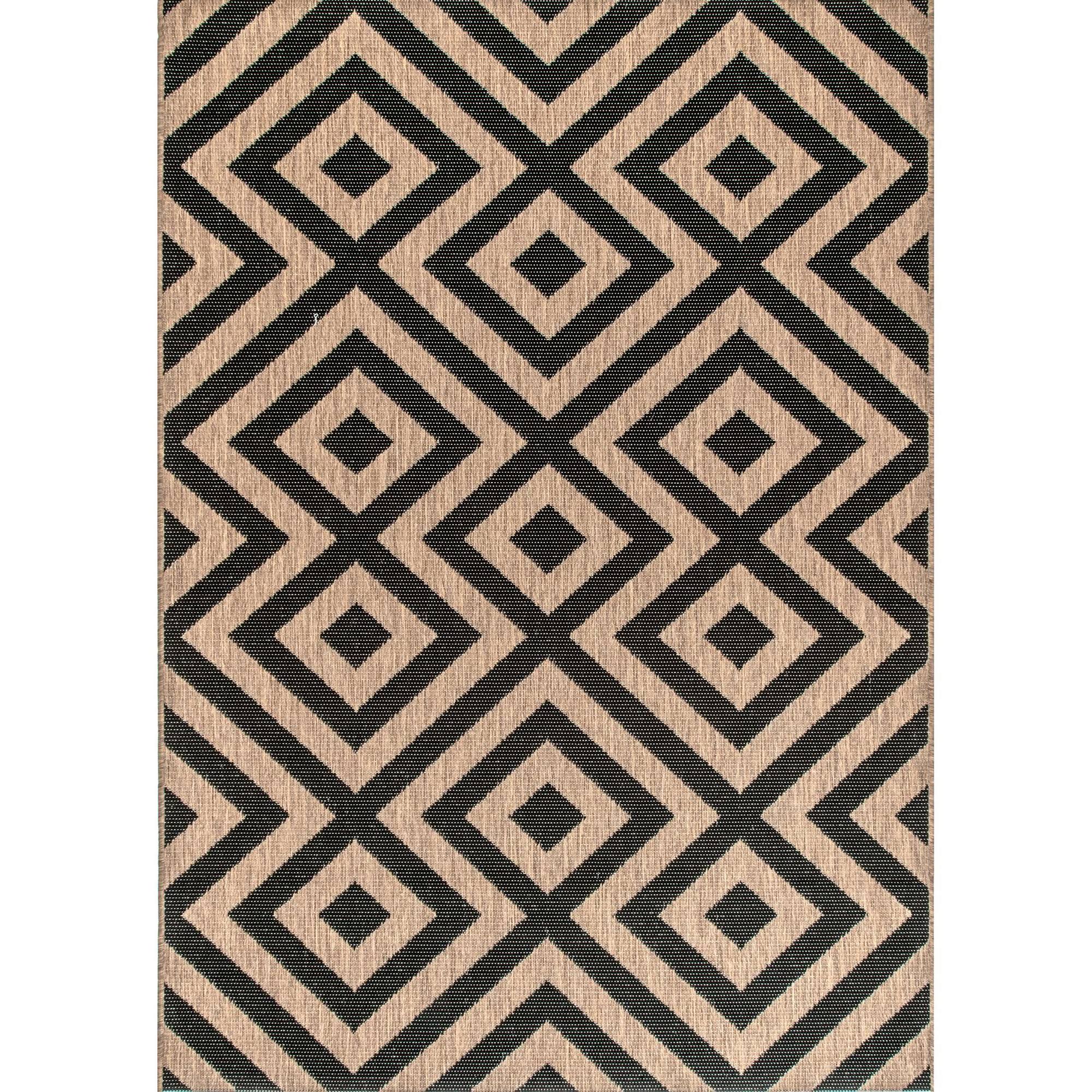 nuLOOM Shane Celtic Trellis Indoor/Outdoor Area Rug, Brown, 6x9 Z27N3H_QXSA