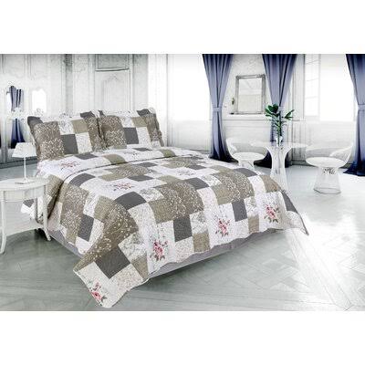 Sapphira Reversible Quilt Set August Grove Size 6FLLT4_AKRG