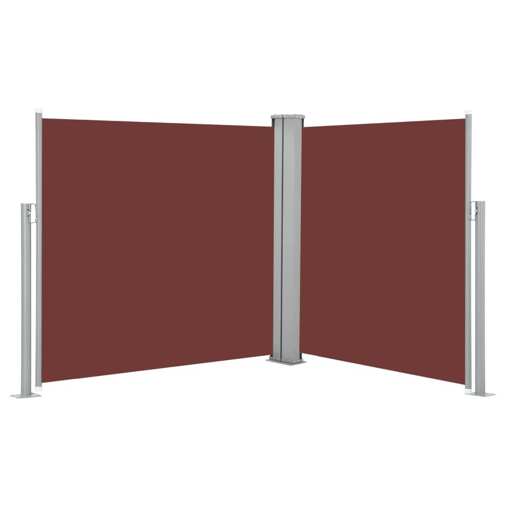 vidaXL Retractable Side Awning Brown 39.AQSXJY_0VPE vidaXL Retractable Side Awning Brown 39.AQSXJY_0VPE