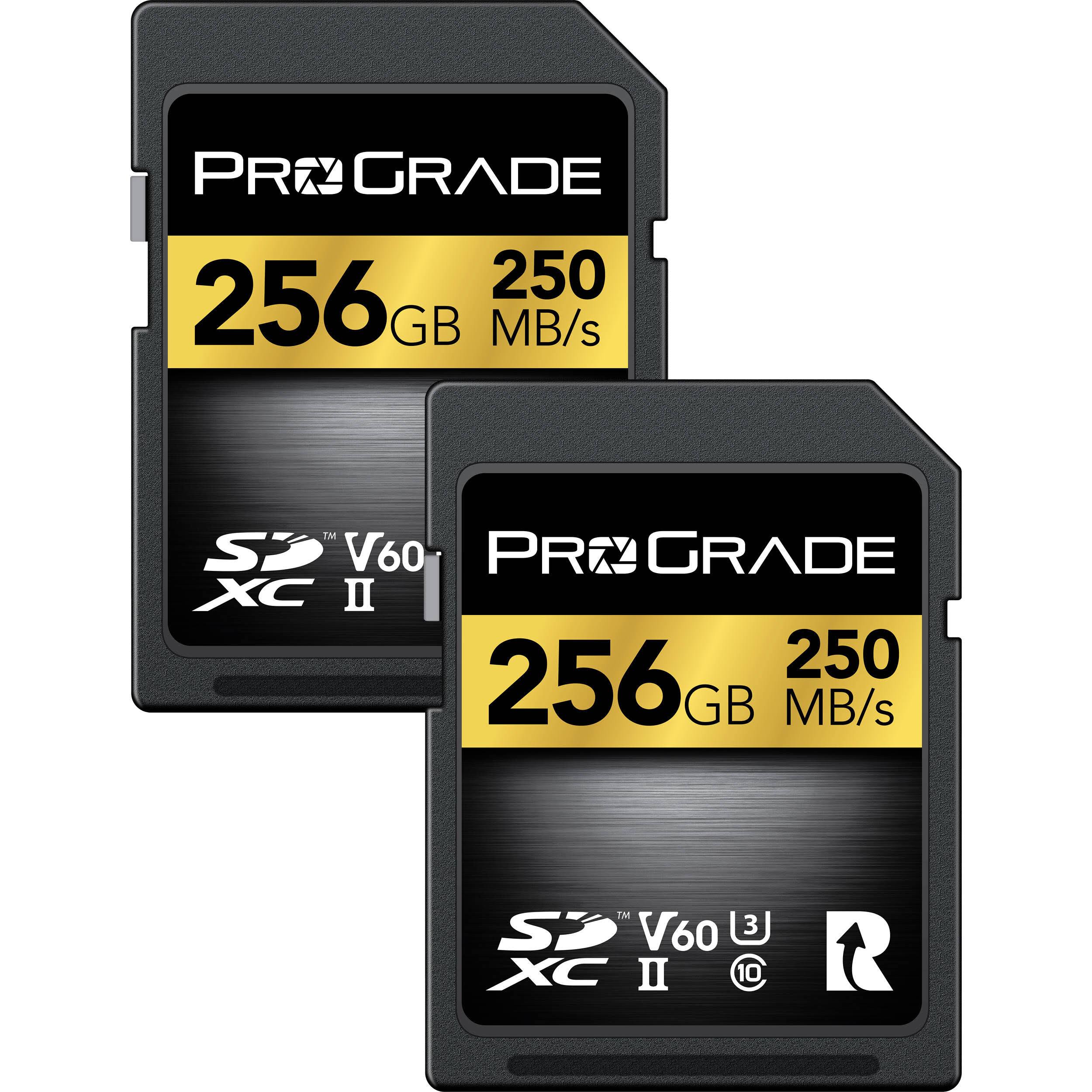 Prograde Digital 256gb UHS-II SDXC Memory Card (2-Pack) AYGCZT_USNY Prograde Digital 256gb UHS-II SDXC Memory Card (2-Pack) AYGCZT_USNY