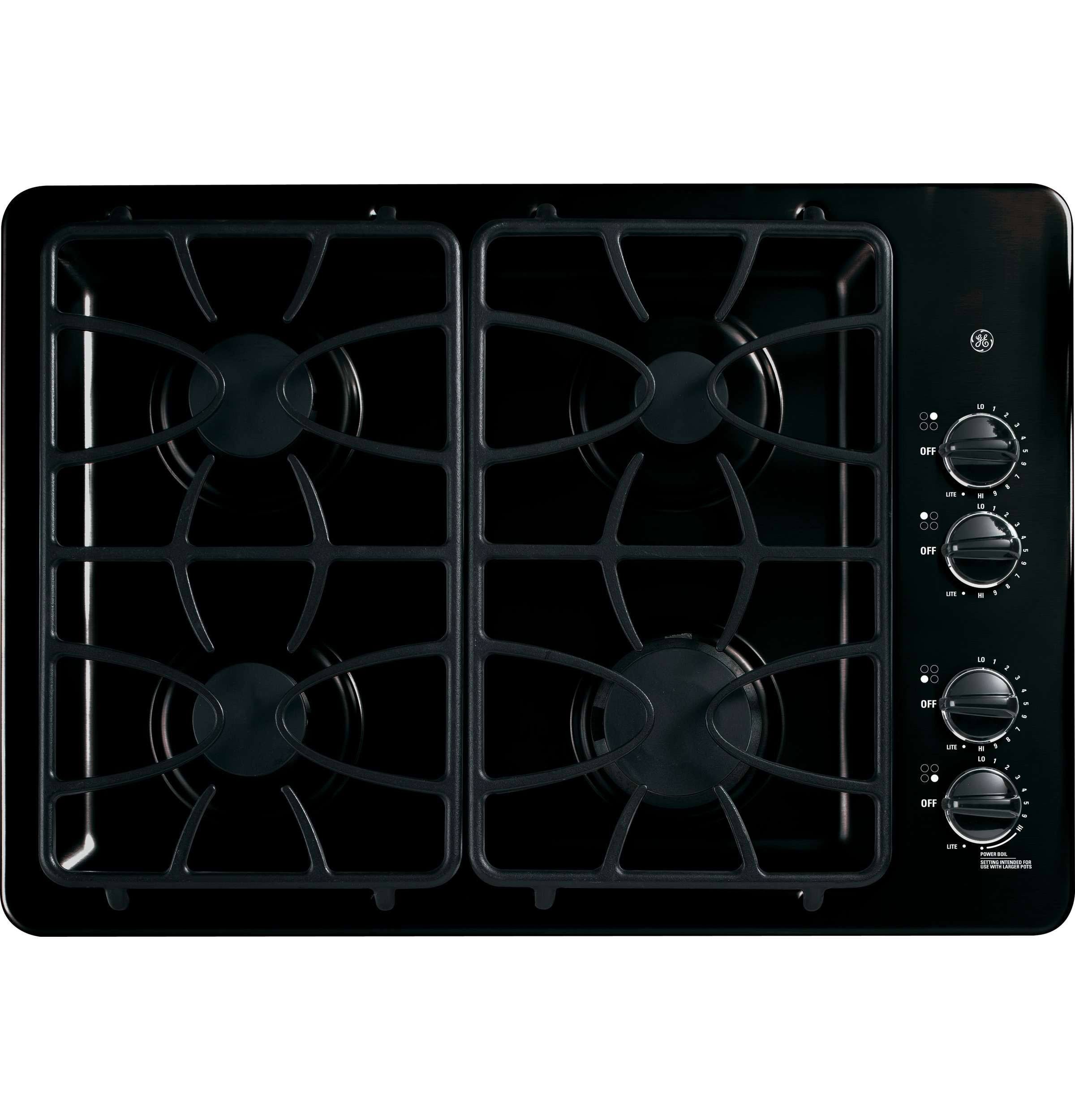 GE JGP333DETBB Gas Cooktop with 4 Burners - ETDBCW_G1O5 GE JGP333DETBB Gas Cooktop with 4 Burners - ETDBCW_G1O5