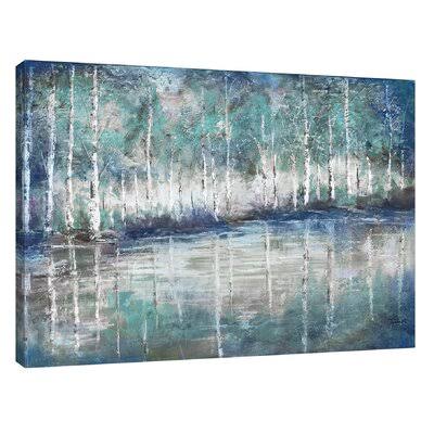 Aspen Pond' - Wrapped Canvas Print Andover Mills Size OKNBCF_PUD1 Aspen Pond' - Wrapped Canvas Print Andover Mills Size OKNBCF_PUD1