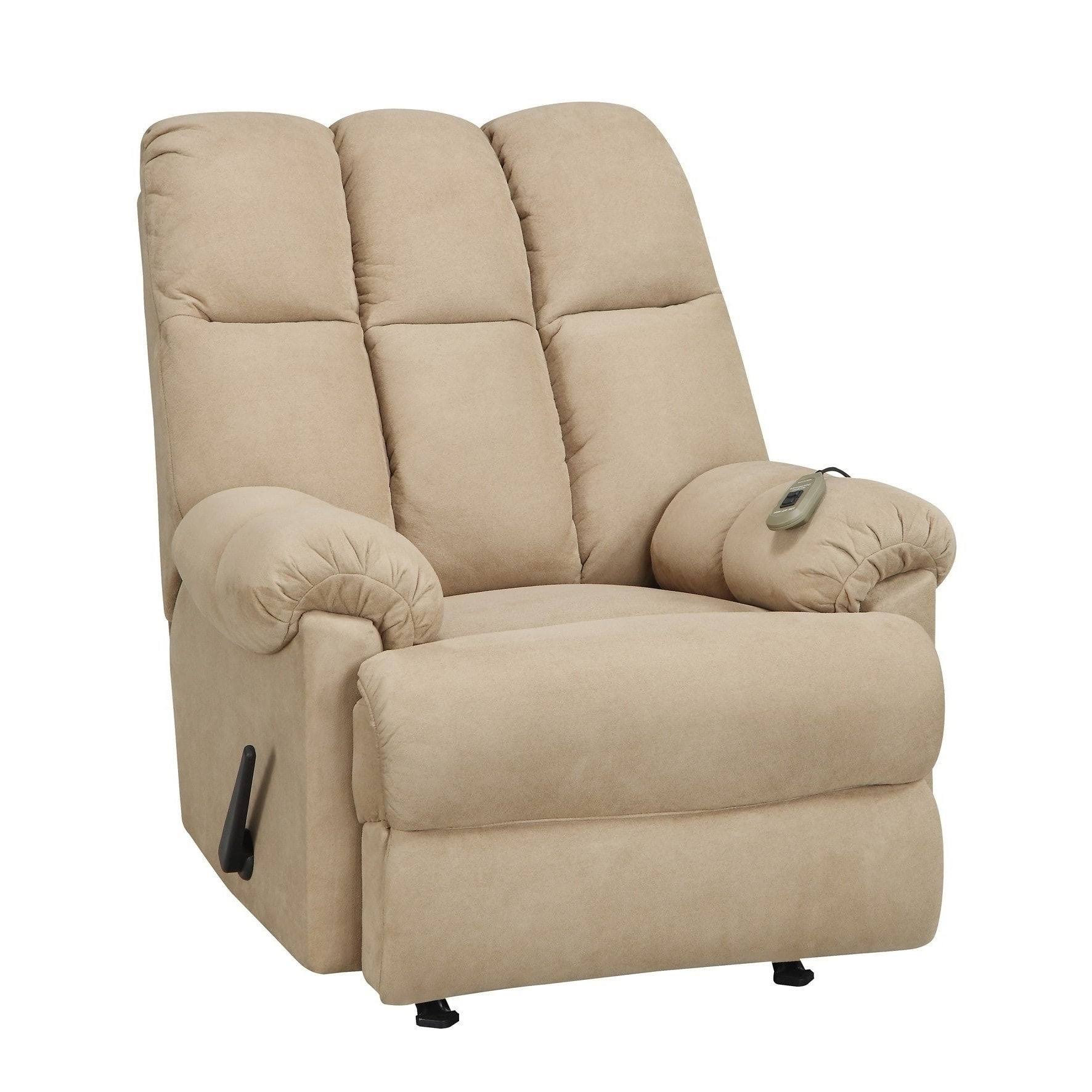 Dorel Living Tan Padded Massage Recliner (Recliner, Tan), Dorel EMDZSK_RLLE Dorel Living Tan Padded Massage Recliner (Recliner, Tan), Dorel EMDZSK_RLLE