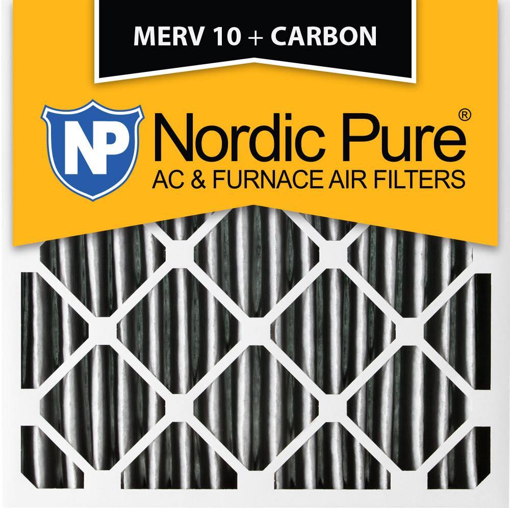 Nordic Pure 18x18x1 MERV 10 Pleated Plus Carbon AC Furnace Air Filters 12 B0DDYC_0Q8J Nordic Pure 18x18x1 MERV 10 Pleated Plus Carbon AC Furnace Air Filters 12 B0DDYC_0Q8J