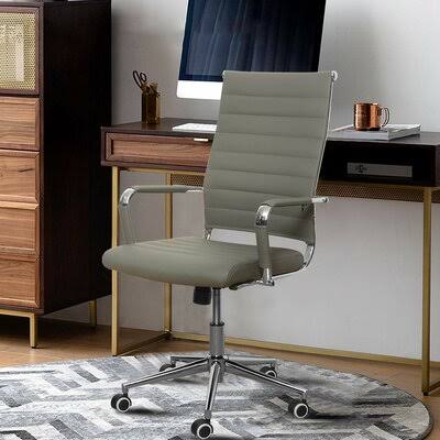 Yumi Ribbed Ergonomic Conference Chair Orren Ellis Upholstery Color MAPC0H_TK8X Yumi Ribbed Ergonomic Conference Chair Orren Ellis Upholstery Color MAPC0H_TK8X