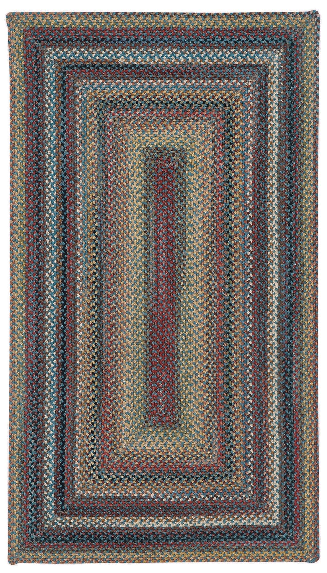 Capel Portland Medium Blue Area Rug; Concentric 3' x 5' VV6DGW_ESAW Capel Portland Medium Blue Area Rug; Concentric 3' x 5' VV6DGW_ESAW