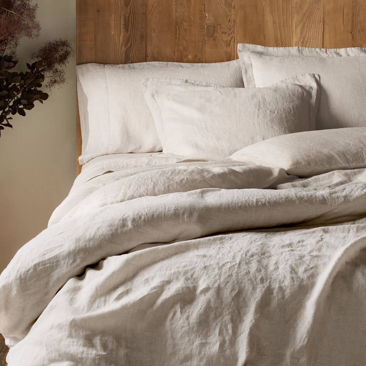 Relaxed Linen Duvet Cover - Natural Chambray DPZFHM_HVL6 Relaxed Linen Duvet Cover - Natural Chambray DPZFHM_HVL6
