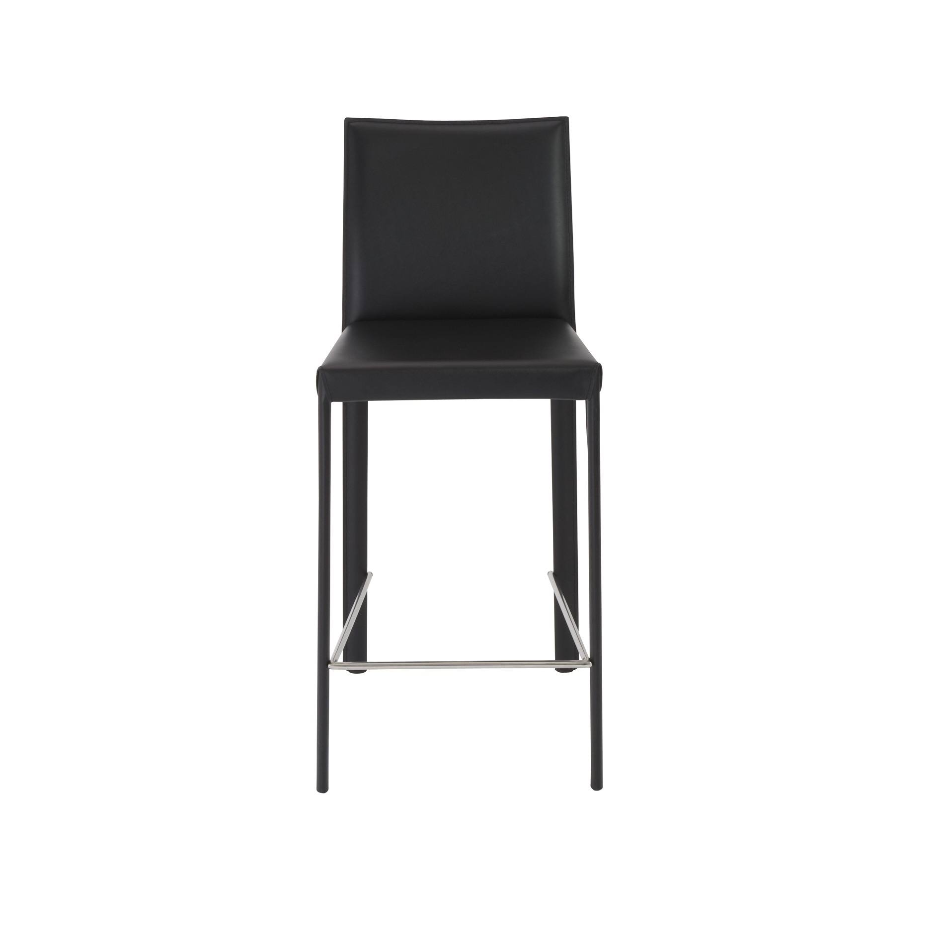 Eurostyle Hasina Bar Stool with Cushion, Black, Set of QNRRXR_MCTF Eurostyle Hasina Bar Stool with Cushion, Black, Set of QNRRXR_MCTF