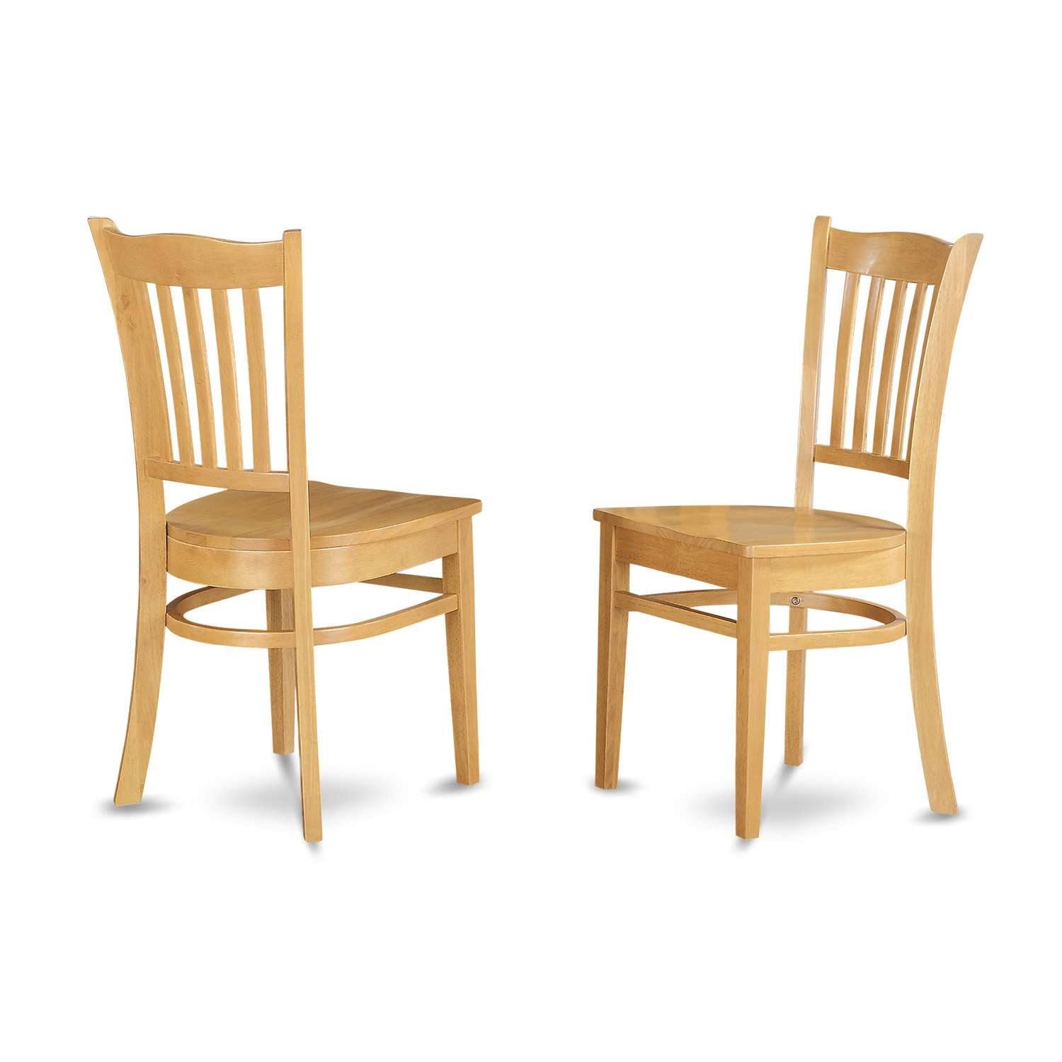 East West Furniture Set of 2 Chairs Grc-oak-w Groton Dining Chair with Wood Seat in Black Finish, R9VS3Y_NPZY East West Furniture Set of 2 Chairs Grc-oak-w Groton Dining Chair with Wood Seat in Black Finish, R9VS3Y_NPZY