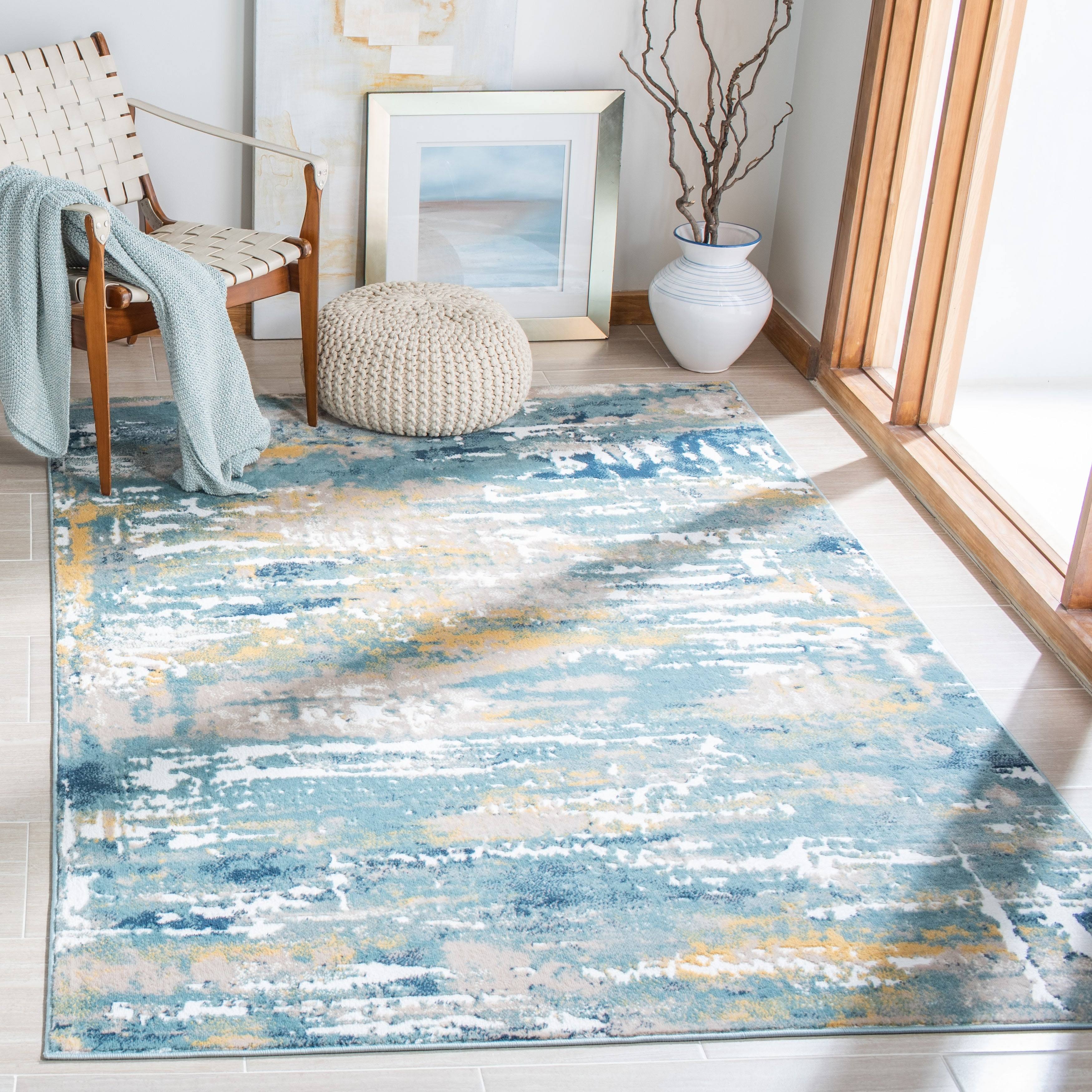 Safavieh Skyler Rug Collection SKY548J - Teal / Gold - 5'-2EFG8Q_U1SP Safavieh Skyler Rug Collection SKY548J - Teal / Gold - 5'-2EFG8Q_U1SP