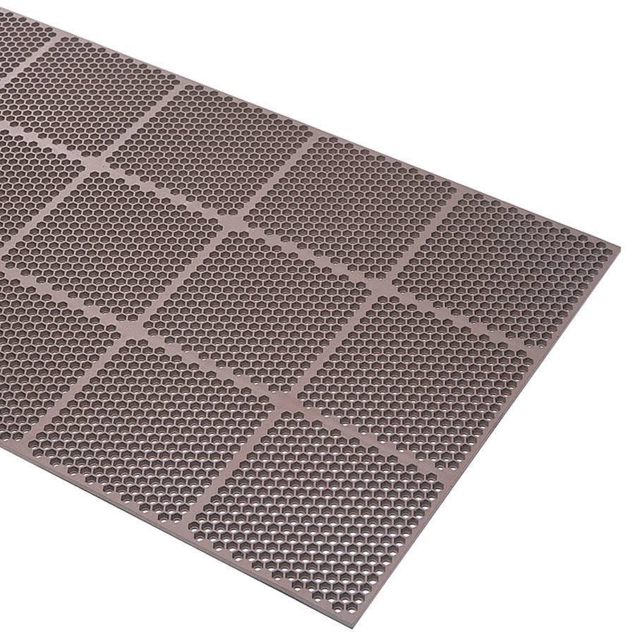 Cactus Mat 2535-B33 Honeycomb 3' x 3' Brown Anti-Fatigue Rubber Mat - 9/PQ5EFU_BMZW Cactus Mat 2535-B33 Honeycomb 3' x 3' Brown Anti-Fatigue Rubber Mat - 9/PQ5EFU_BMZW