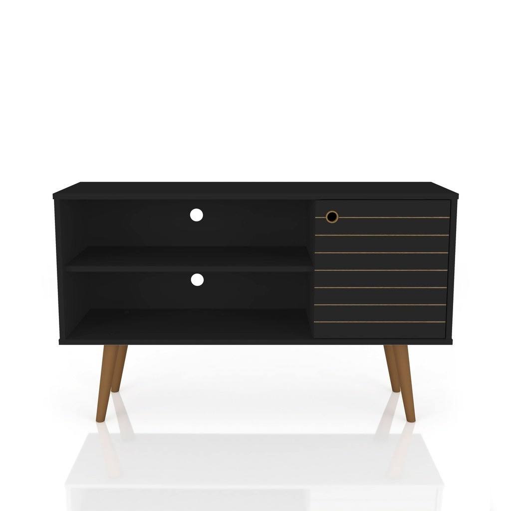 Manhattan Comfort Mid-Century Modern Liberty 2-Shelf TV Stand - QLUTTI_HQ7T Manhattan Comfort Mid-Century Modern Liberty 2-Shelf TV Stand - QLUTTI_HQ7T