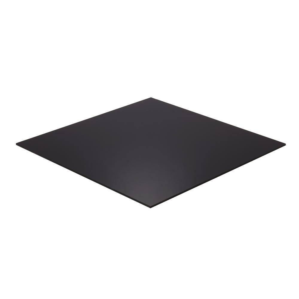 Falken Design 24 in. x 36 in. x 1/2 in. Thick Acrylic Black Opaque 1V5JUH_LHA9 Falken Design 24 in. x 36 in. x 1/2 in. Thick Acrylic Black Opaque 1V5JUH_LHA9