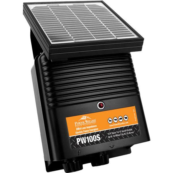 Power Wizard, PW100S, 12V Solar Electric Fence EAWTCU_7XF8 Power Wizard, PW100S, 12V Solar Electric Fence EAWTCU_7XF8