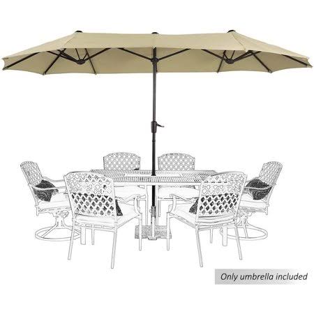 MF Studio 13' Beige Rectangle Market Patio LUHLBR_7DAV MF Studio 13' Beige Rectangle Market Patio LUHLBR_7DAV