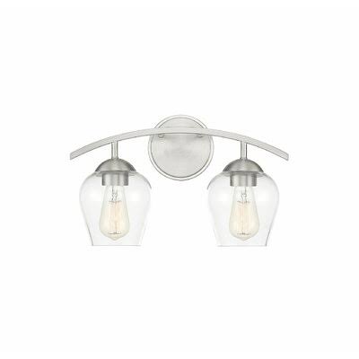 Schoenfeld 2-Light Dimmable Vanity Light Mercury Row Finish Brushed 1N9KPS_Z85U Schoenfeld 2-Light Dimmable Vanity Light Mercury Row Finish Brushed 1N9KPS_Z85U