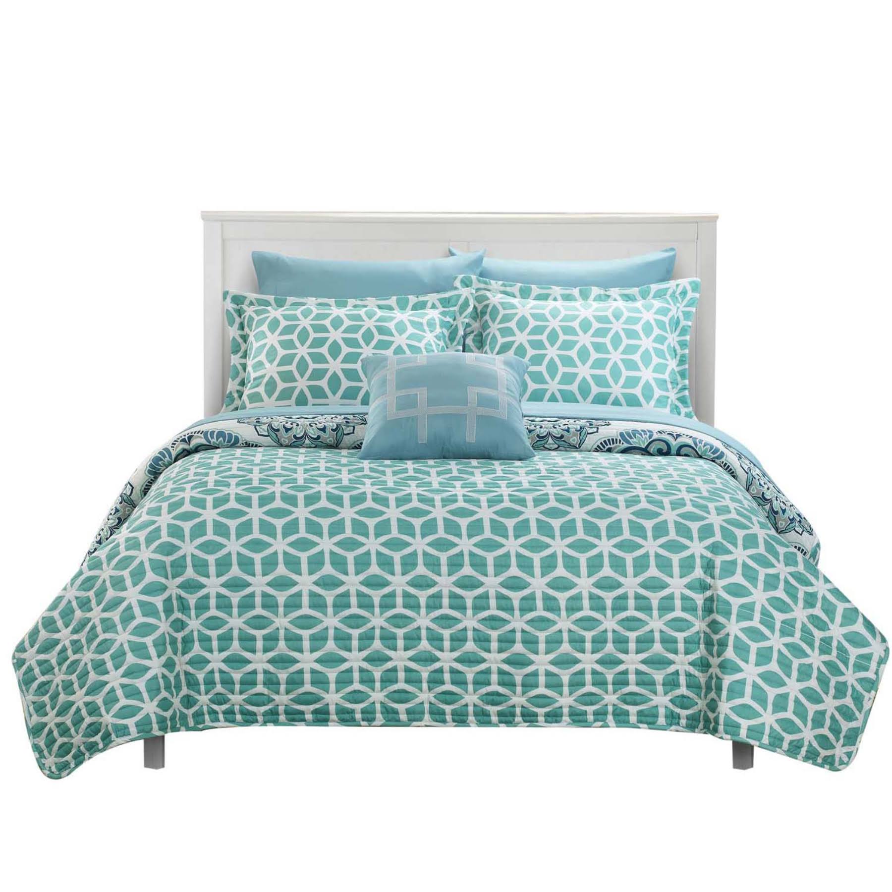 Madrid Mirador Medallion Reversible Quilt Set King, Queen Twin 7F4EOL_L5EE Madrid Mirador Medallion Reversible Quilt Set King, Queen Twin 7F4EOL_L5EE