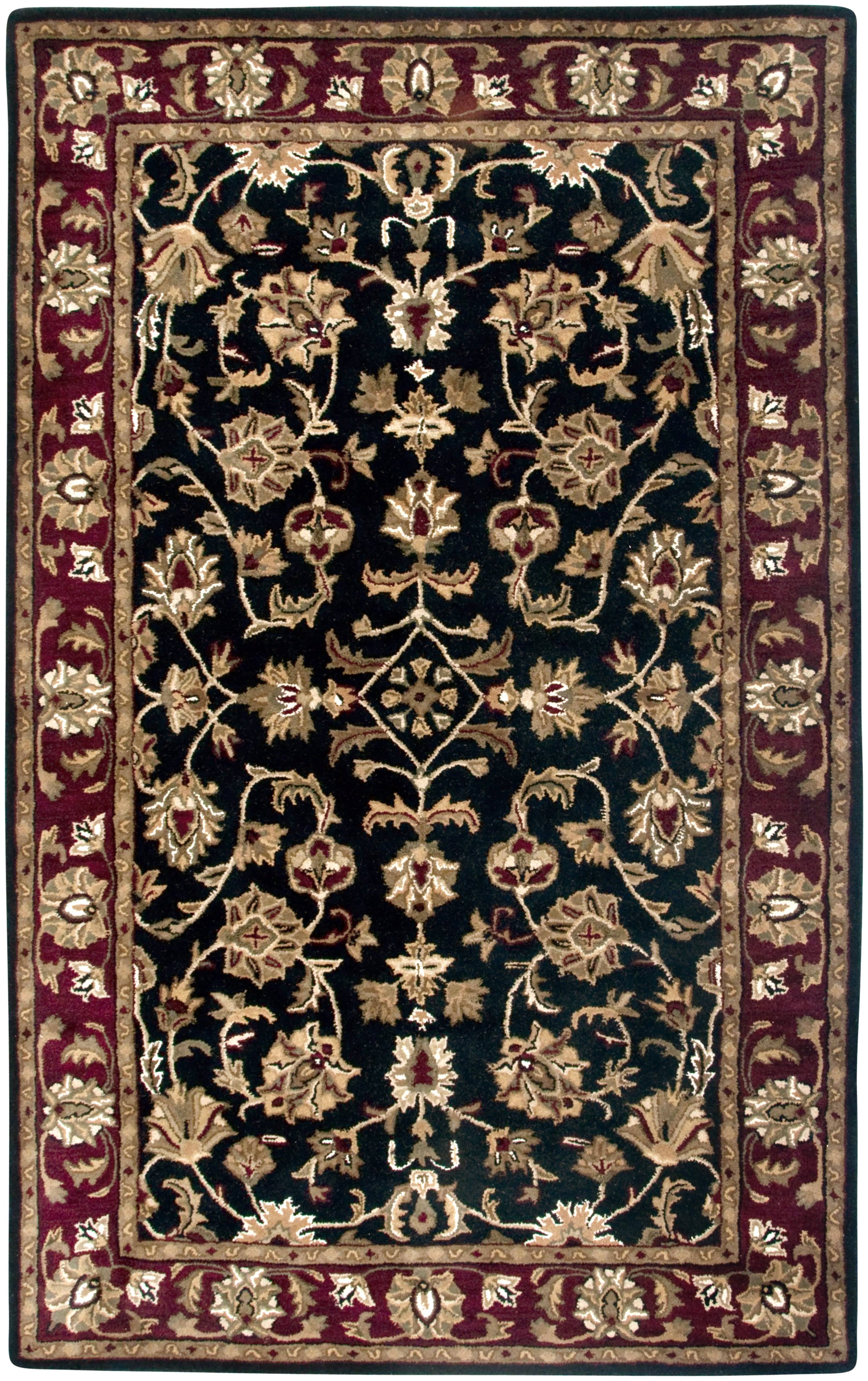 Sareena Black 8' x 10' Hand-Tufted Rug- 5UKRSZ_KDUR Sareena Black 8' x 10' Hand-Tufted Rug- 5UKRSZ_KDUR