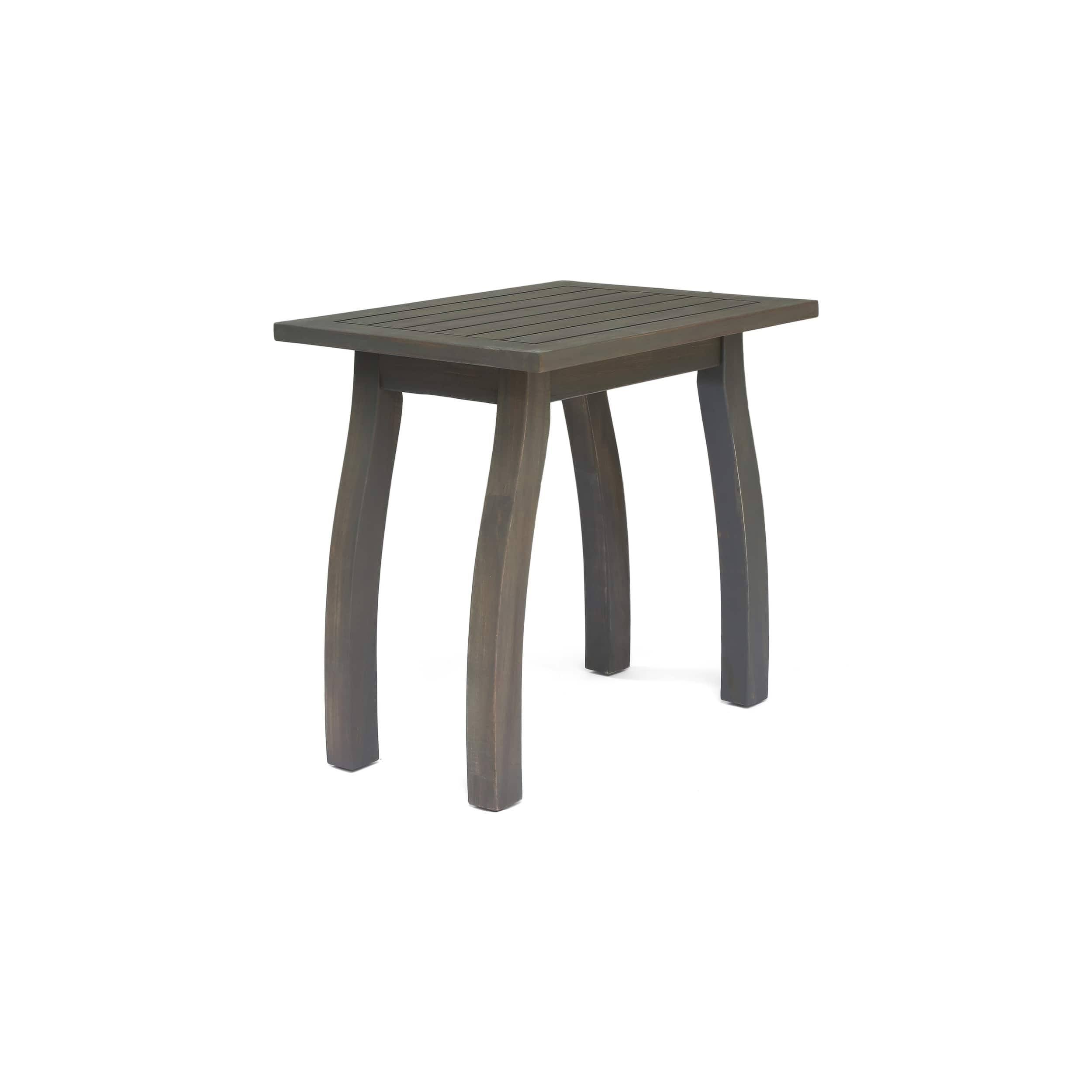 Christopher Knight Home Lucca Outdoor Acacia Wood Side Table by, H0WIVU_TWQD