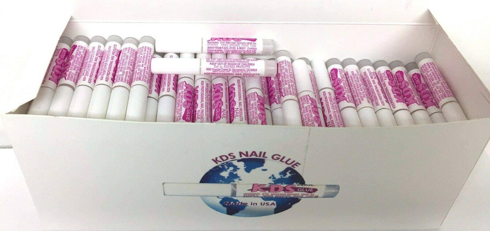 100 Pcs KDS Nail Tip Glue - Adhesive Super Bond for Acrylic Nails XLTNXY_CWM2