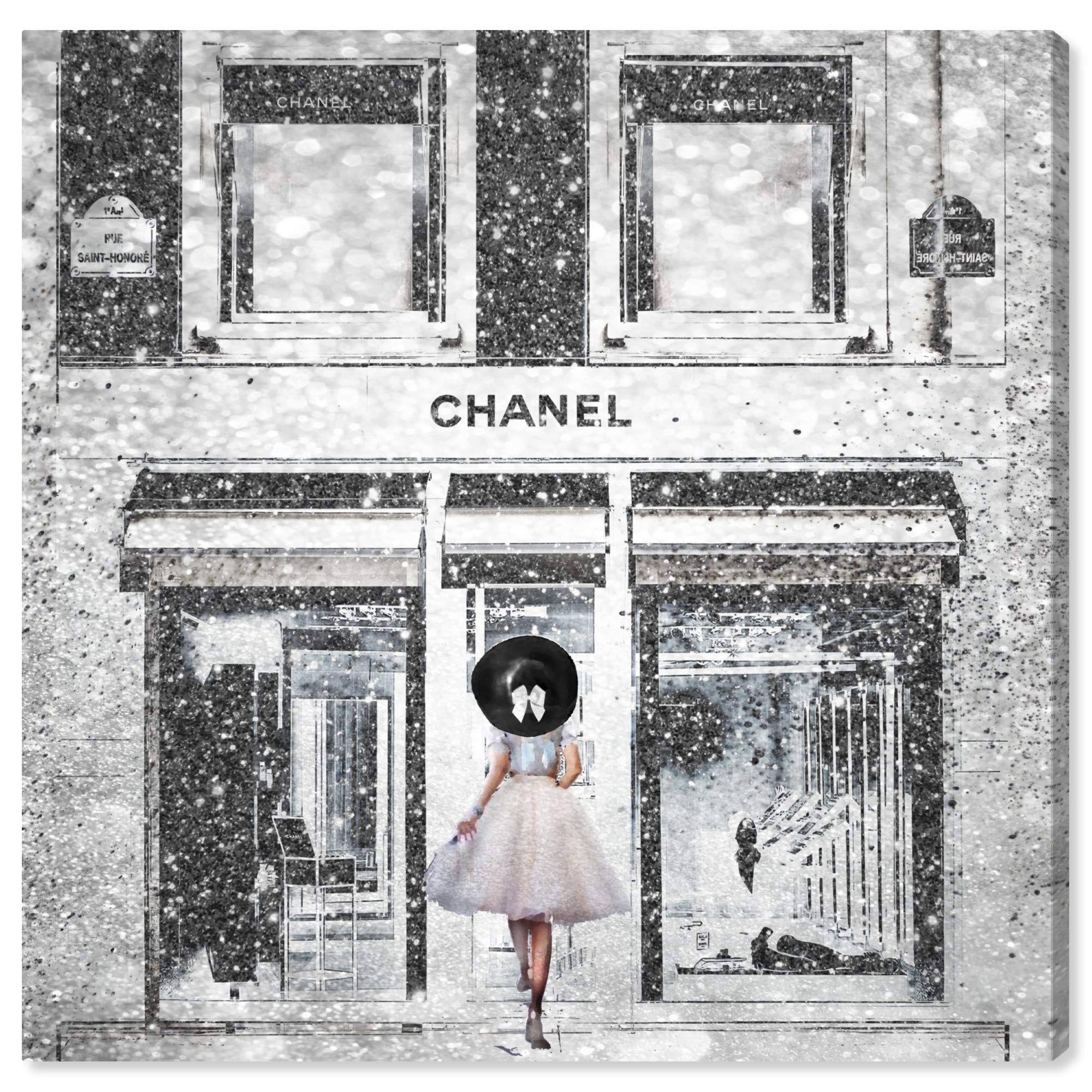 Oliver Gal 'Queen of The Store' Gray Fashion and Glam Wall Art Canvas Print (43 x 43) S49U7K_6XCL Oliver Gal 'Queen of The Store' Gray Fashion and Glam Wall Art Canvas Print (43 x 43) S49U7K_6XCL