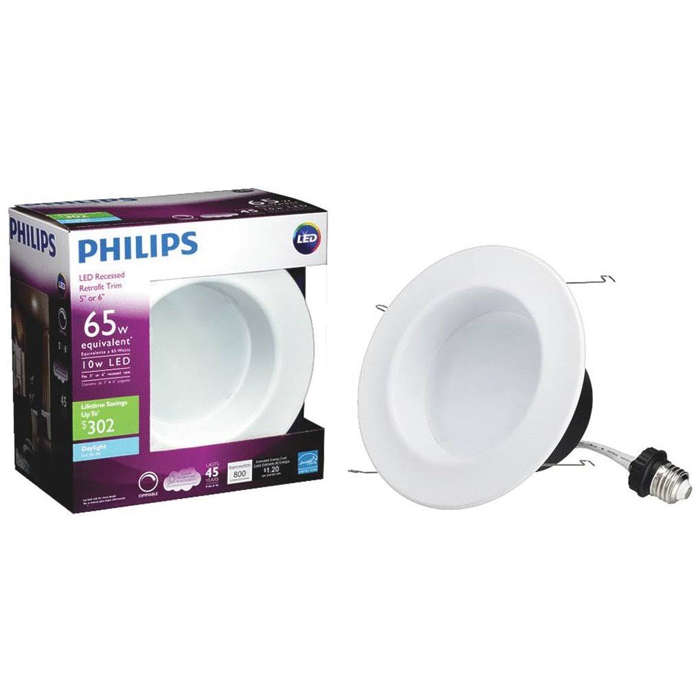 Philips Retrofit 10W LED Recessed Light Kit 8YXYQZ_H1FO Philips Retrofit 10W LED Recessed Light Kit 8YXYQZ_H1FO