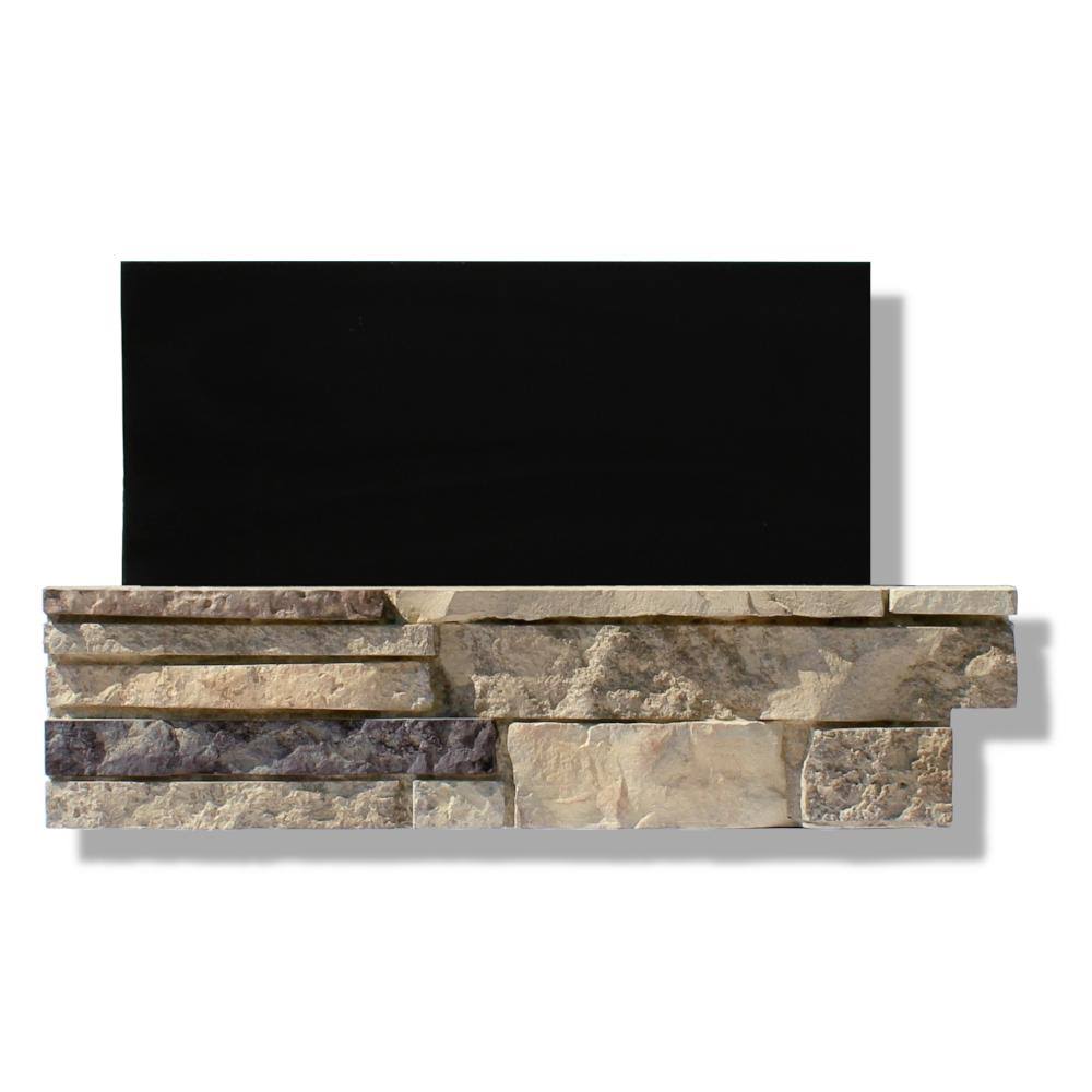 Silvermine Stone 6 in. x 24 in. Stone Veneer Ledgestone Pre-Cut Corners Dakota Sunset (Box of 8) WBI9RZ_U2HW