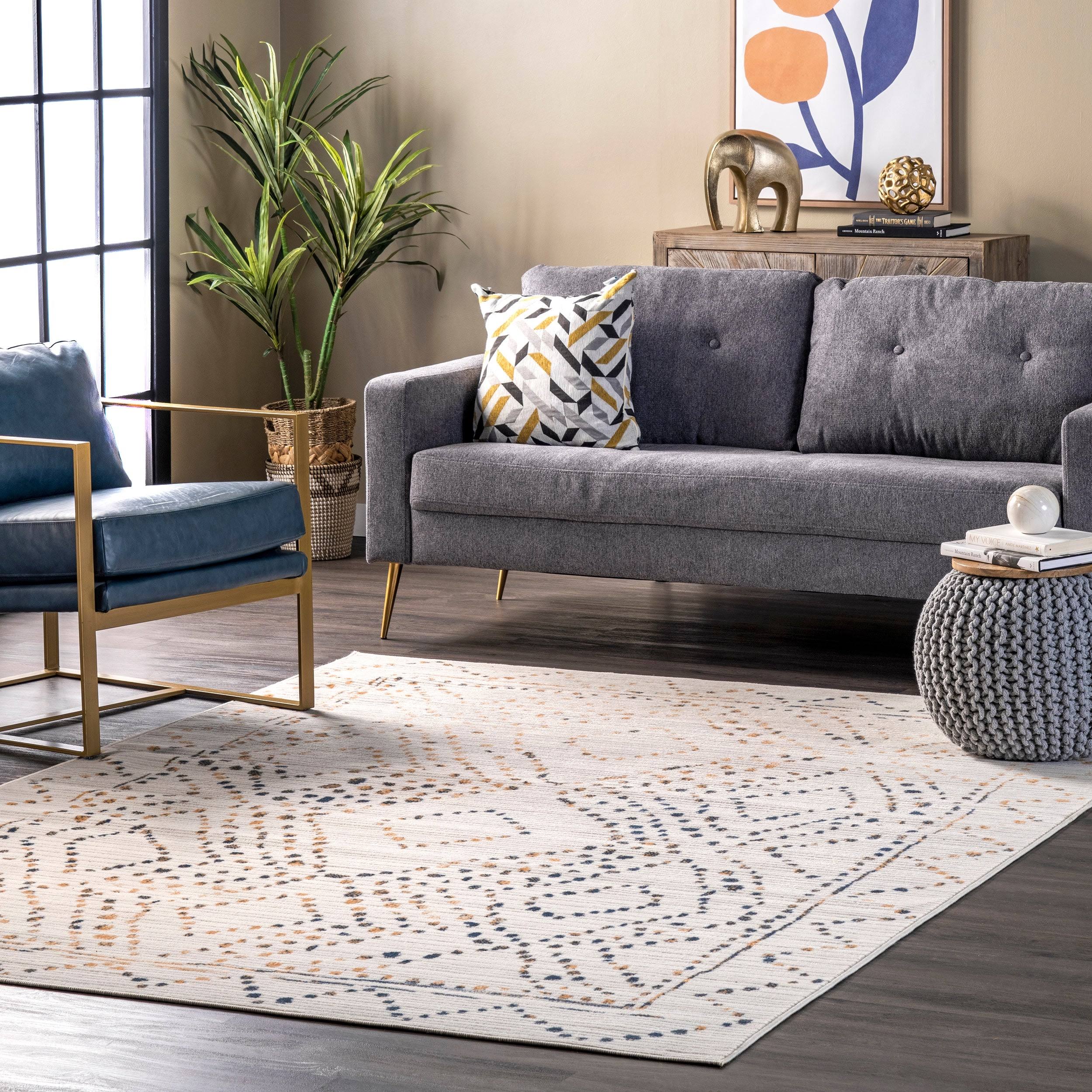 nuLOOM Mila Dotted Diamond Trellis Area Rug, 8' IWLUVP_YRK1