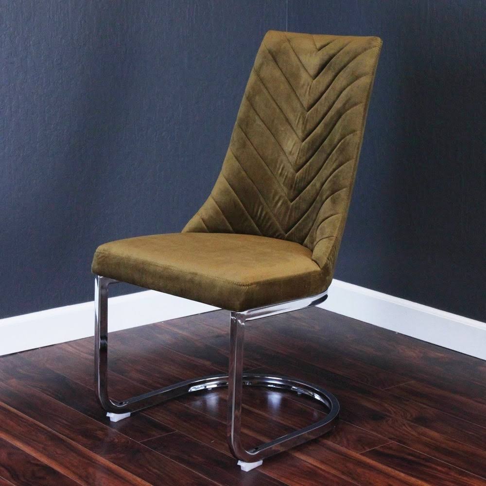 Silver Orchid Duse Velvet Chair - Brown DKVXYA_29UJ Silver Orchid Duse Velvet Chair - Brown DKVXYA_29UJ