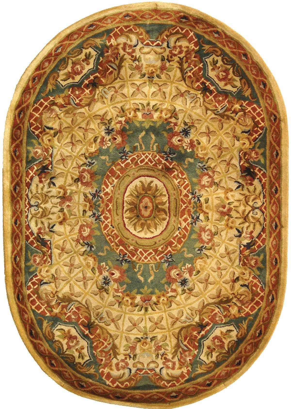 Safavieh Classic CL304E Ivory / Light Blue Rug 4'UUOYDU_CXFL Safavieh Classic CL304E Ivory / Light Blue Rug 4'UUOYDU_CXFL