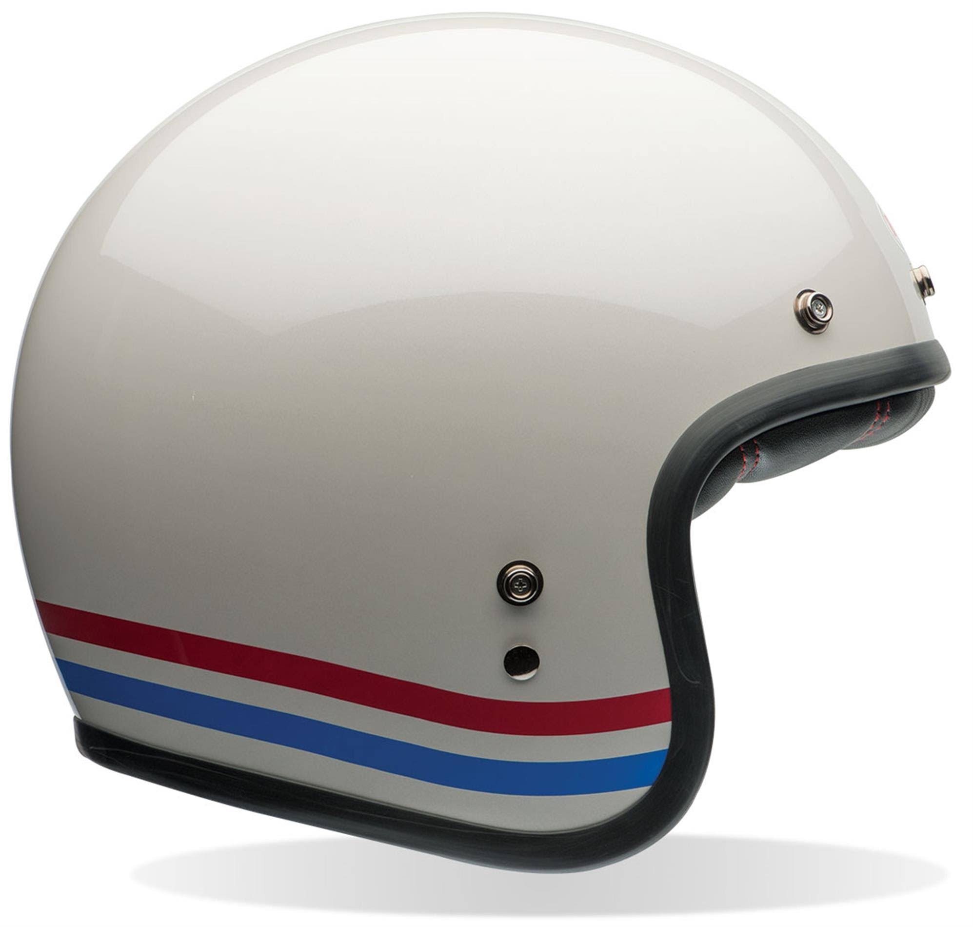 Bell Custom 500 DLX Stripes Helmet (pearl White) RI0UAS_74YN