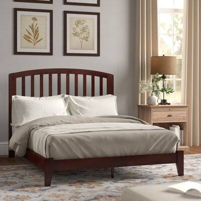 Aime Queen Solid Wood Standard Bed Three Posts Color: 9A7IAM_ABIW Aime Queen Solid Wood Standard Bed Three Posts Color: 9A7IAM_ABIW