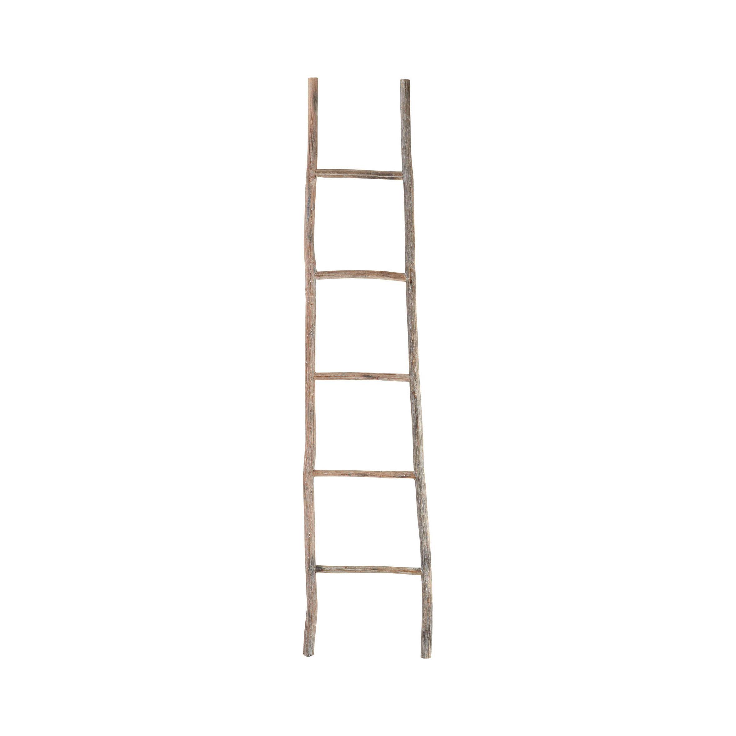 Dimond Home Wood White Washed Ladder - Large (594039) MZIHM3_TO6J Dimond Home Wood White Washed Ladder - Large (594039) MZIHM3_TO6J