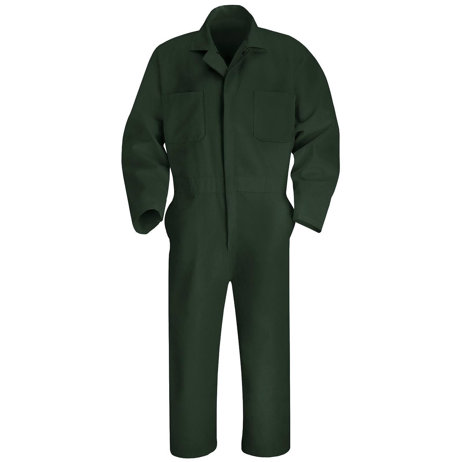 Red Kap Ct10-1 Twill Action Back Coverall, Price/Pcs - Spruce Green, RHET3E_RHS4 Red Kap Ct10-1 Twill Action Back Coverall, Price/Pcs - Spruce Green, RHET3E_RHS4