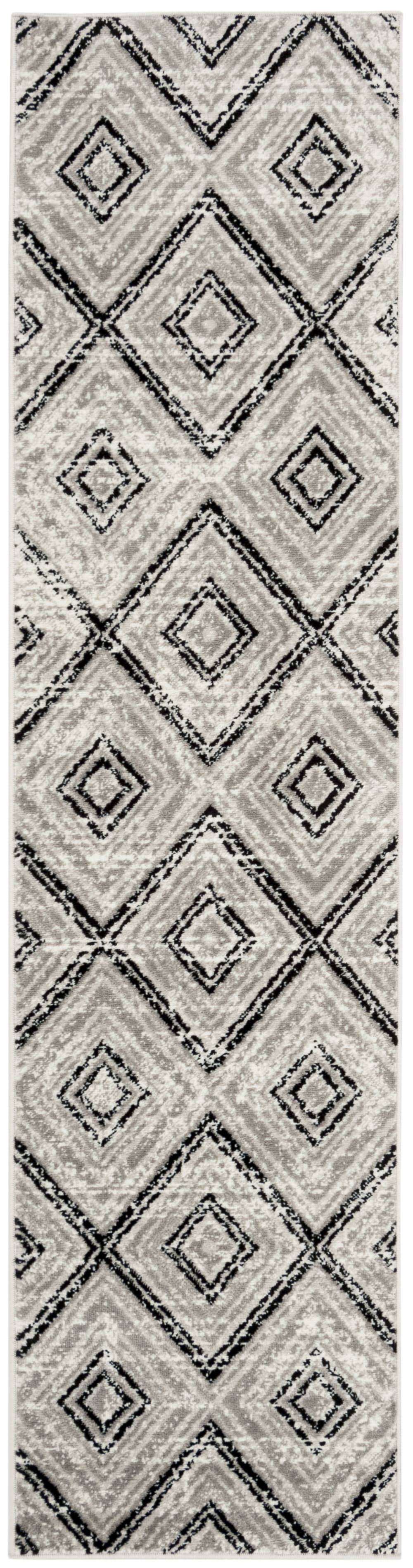 Safavieh Skyler Rug Collection SKY120J - Grey / Black - 2' x 12' LXTYSE_MSKZ