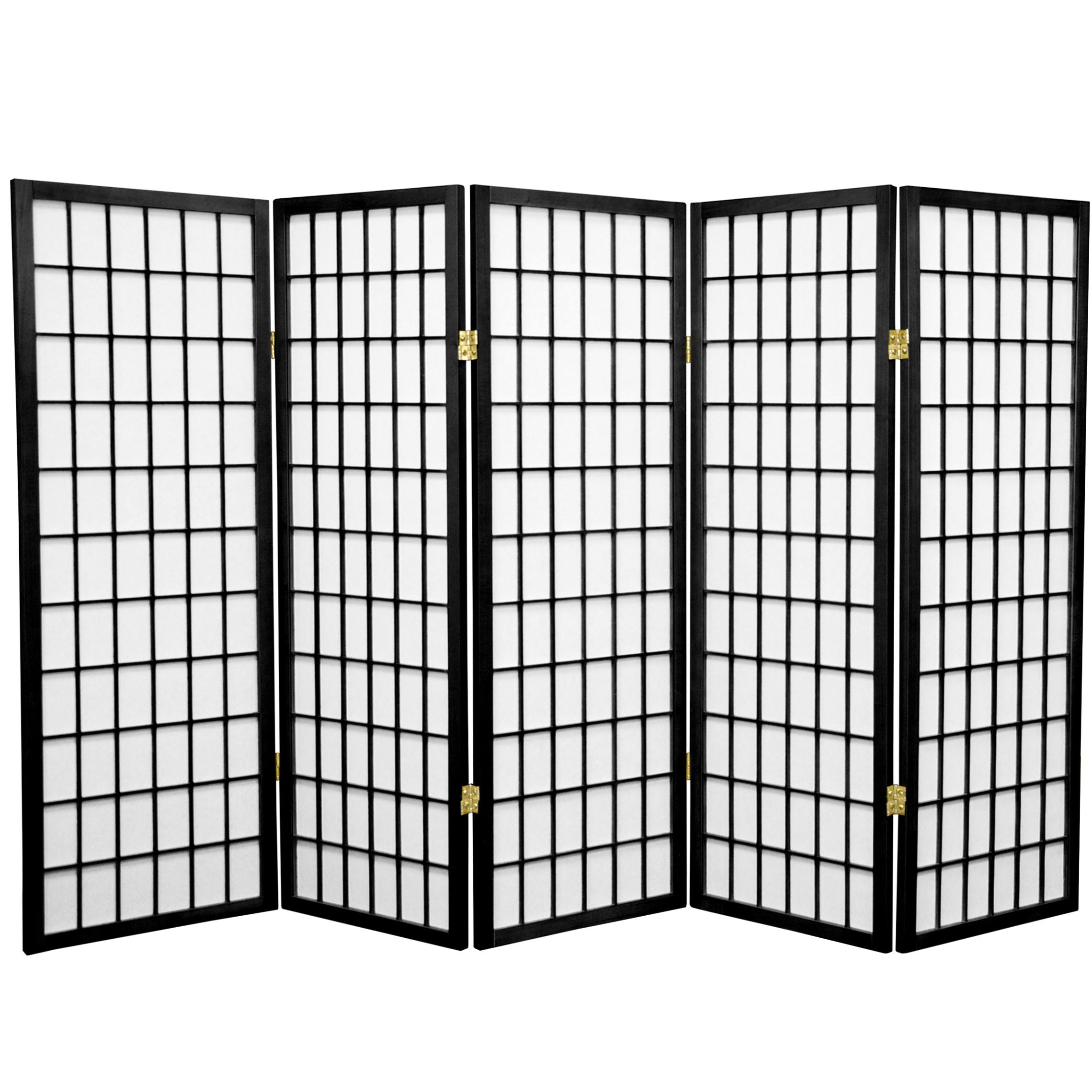 Oriental Furniture 4' Tall Window Pane Shoji Screen, CGJQXI_W32M