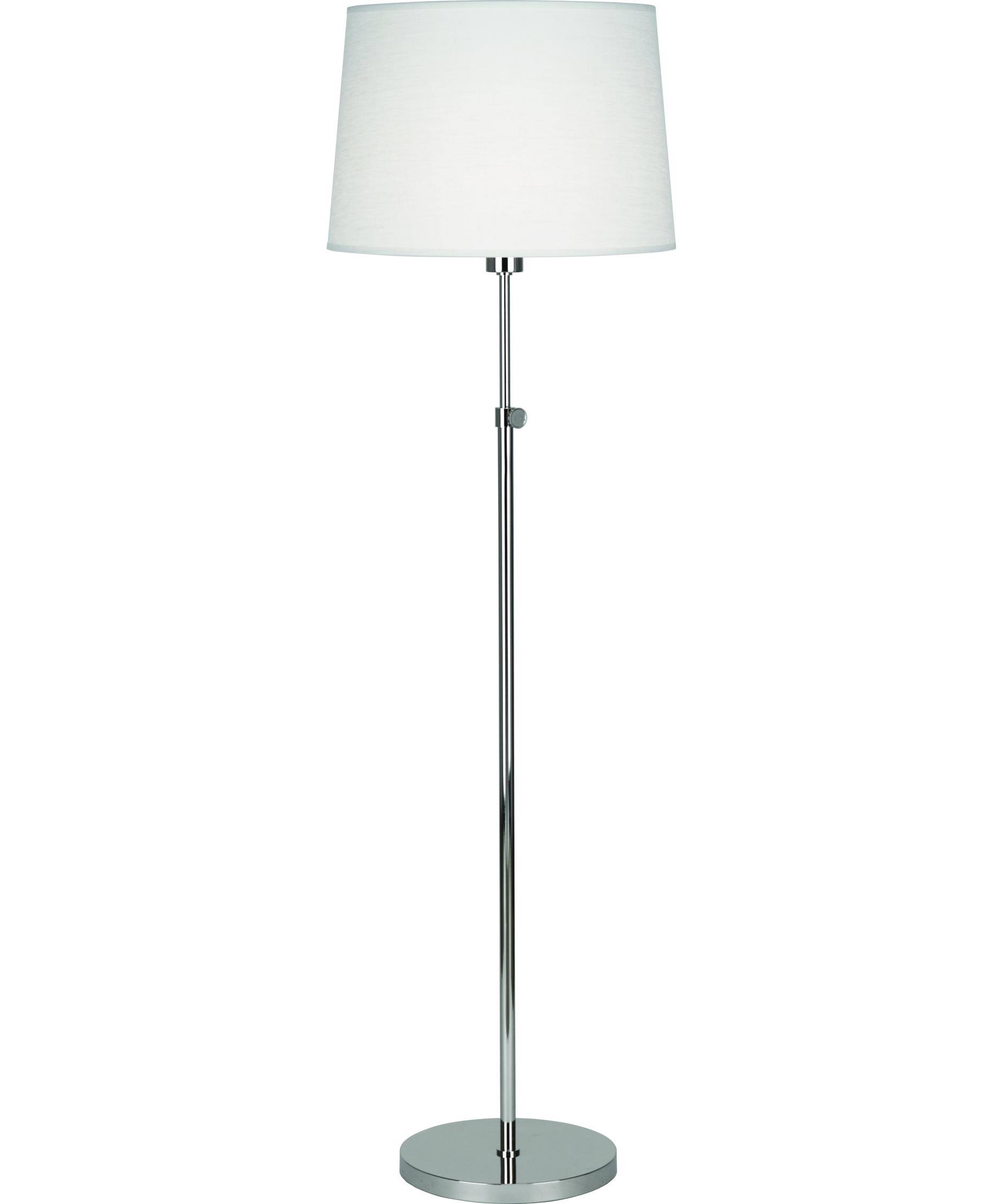 Robert Abbey S463 Koleman Polished Nickel Floor Lamp 5LWLS6_MSFU