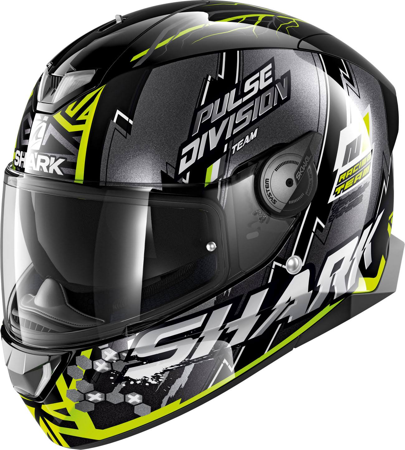 Shark - Helmet Skwal 2.2 Noxxys Black / Yellow / Silver - Size MO3SHK_C5LM