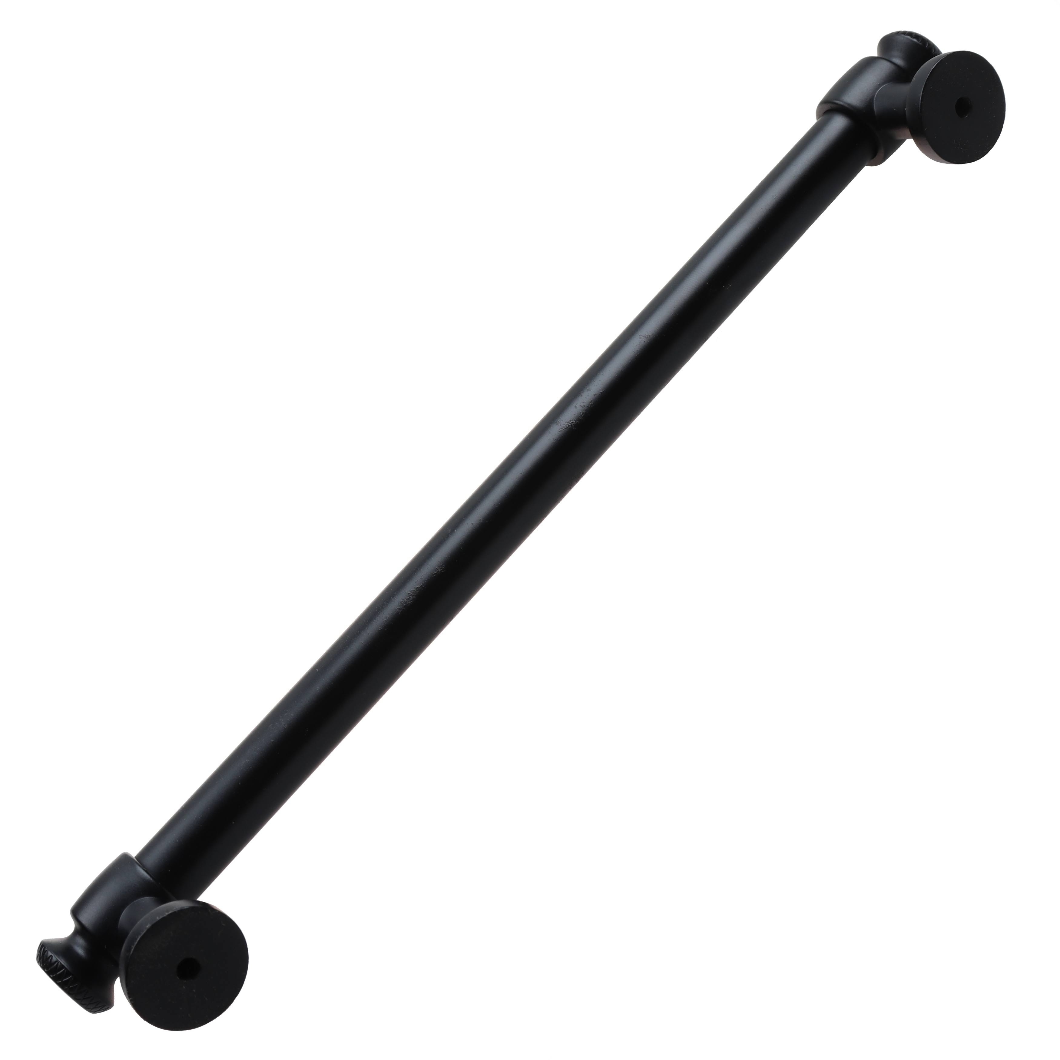 GlideRite 25-pk 7-5/8 in. Center Matte Black Classic Euro Cabinet Pull - Matte 7A8IBK_SBRG
