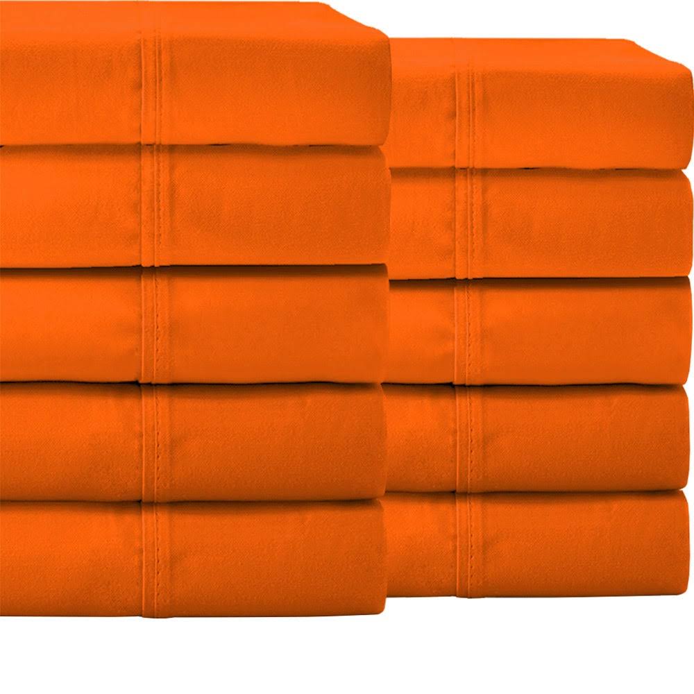 Bare Home Wholesale Sheet Set - Double Brushed Microfiber - Bulk Pack - Twin XL - Orange, 10 FBDMFG_KZLV Bare Home Wholesale Sheet Set - Double Brushed Microfiber - Bulk Pack - Twin XL - Orange, 10 FBDMFG_KZLV