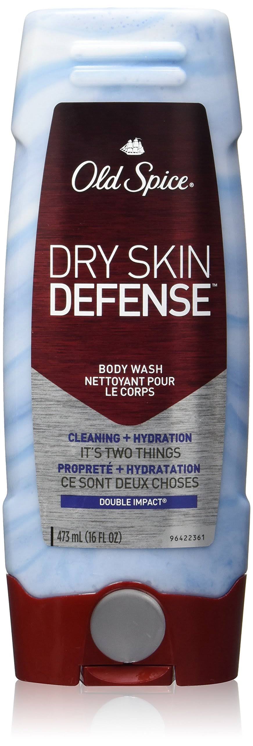 Old Spice Body Wash, Dry Skin Defense, Double Impact - 16 fl G5BEPQ_2H21 Old Spice Body Wash, Dry Skin Defense, Double Impact - 16 fl G5BEPQ_2H21