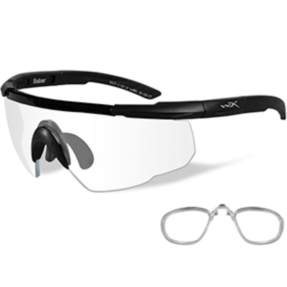 Wiley x Saber Advanced Sunglasses - Clear Lens - Matte Black Frame w-Rx BZZMBM_W0CC Wiley x Saber Advanced Sunglasses - Clear Lens - Matte Black Frame w-Rx BZZMBM_W0CC