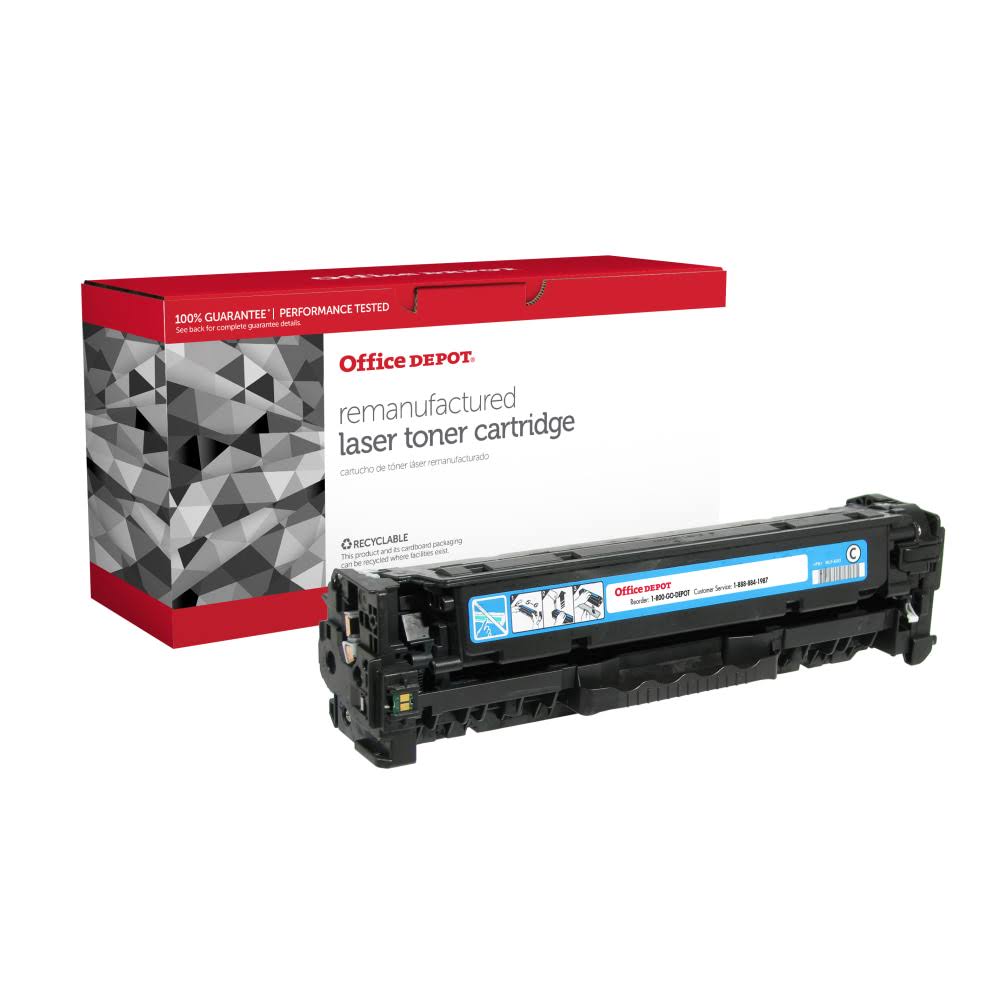 Office Depot Brand OD305AC Remanufactured Cyan Toner Cartridge NFK0MV_SKVL Office Depot Brand OD305AC Remanufactured Cyan Toner Cartridge NFK0MV_SKVL